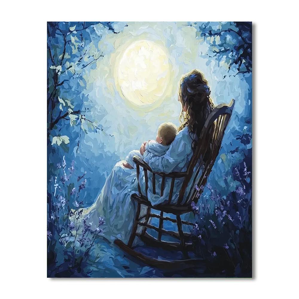 Heartfelt Lullaby Number Painting