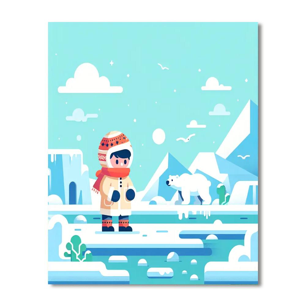 Arctic Discovery Voyage Painting Number Kit