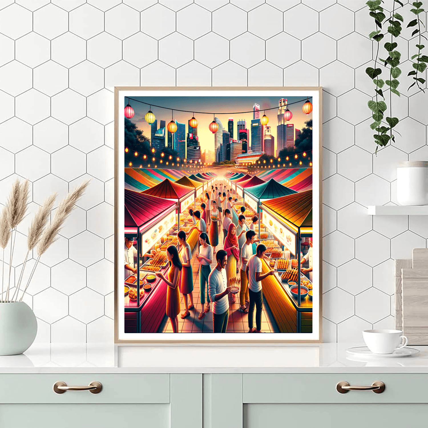 Singapore Food Festival - Singapore Paint By Number