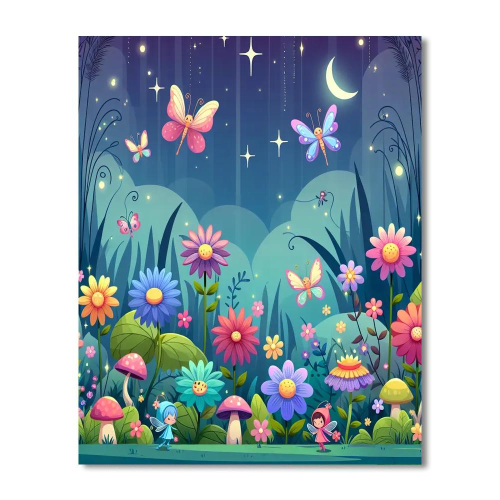 Mystic Garden Adventure Paint By Numbers