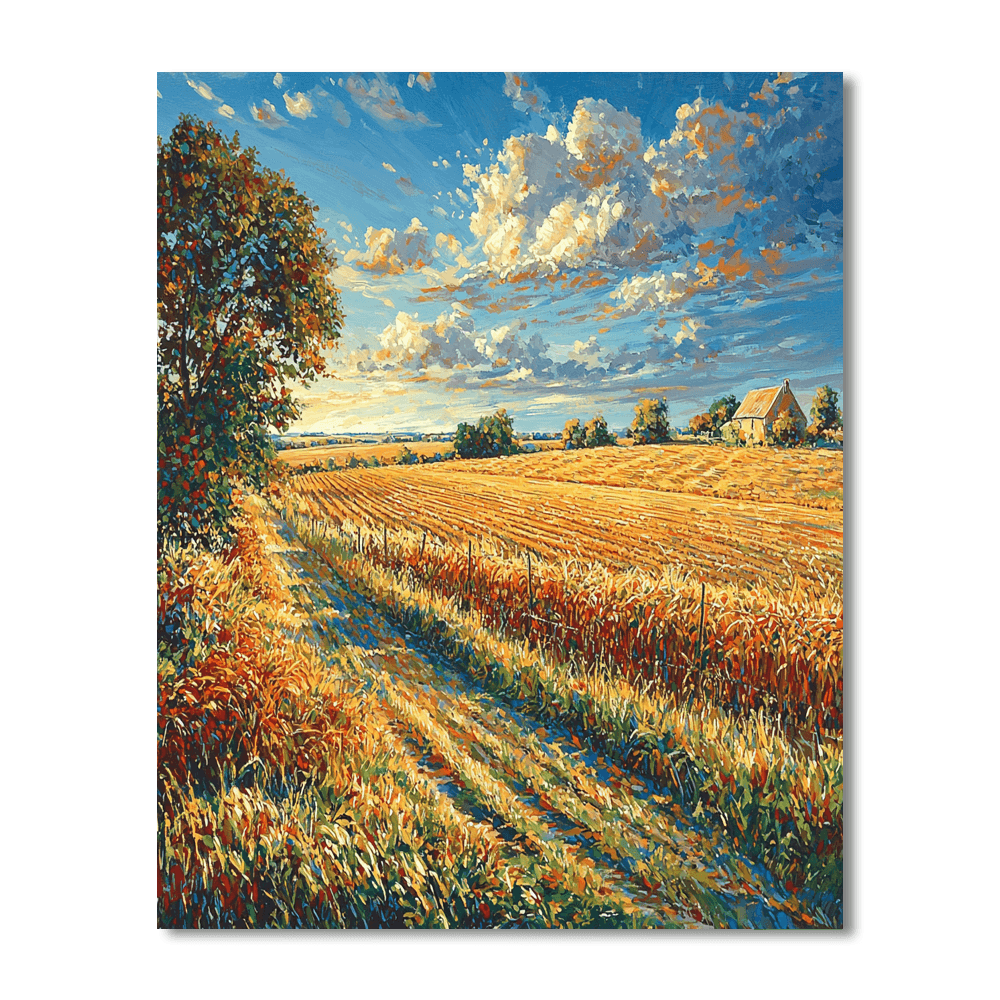 John Constable Inspired Romantic Harvest Symphony  Paint By Numbers Kits