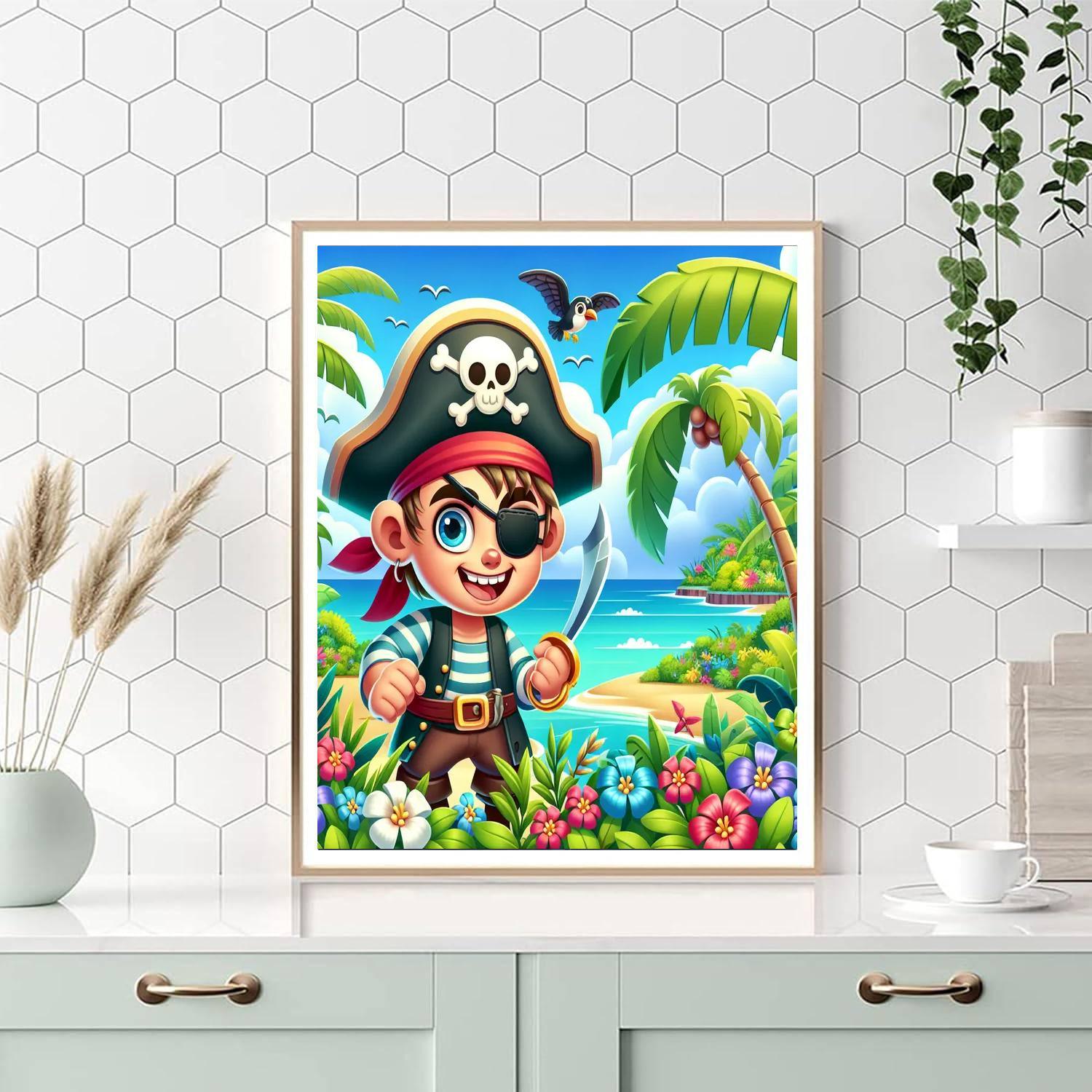 Island Treasure Painting By Numbers Kit