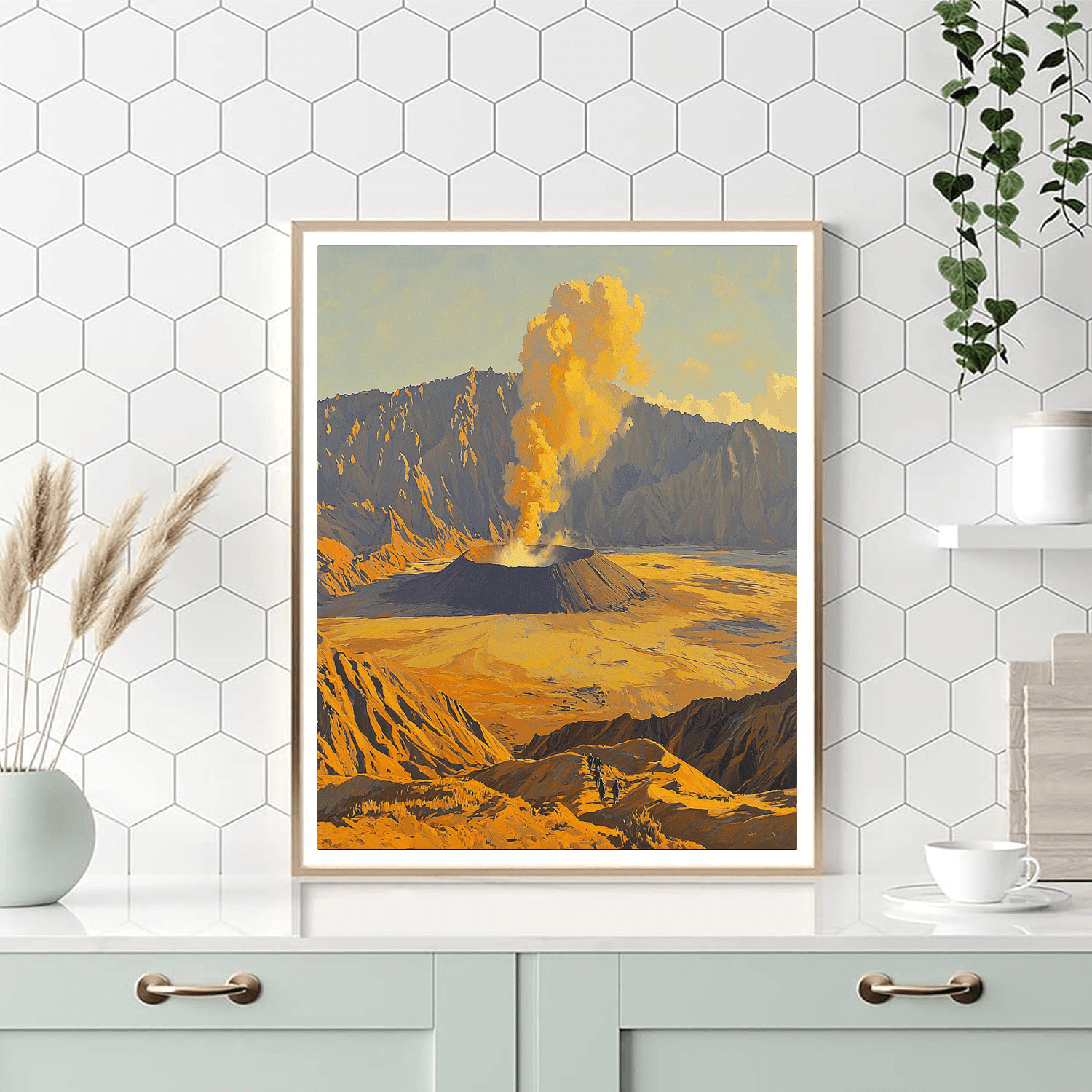 Mount Bromo - East Java, Indonesia Paint By Numbers Kits