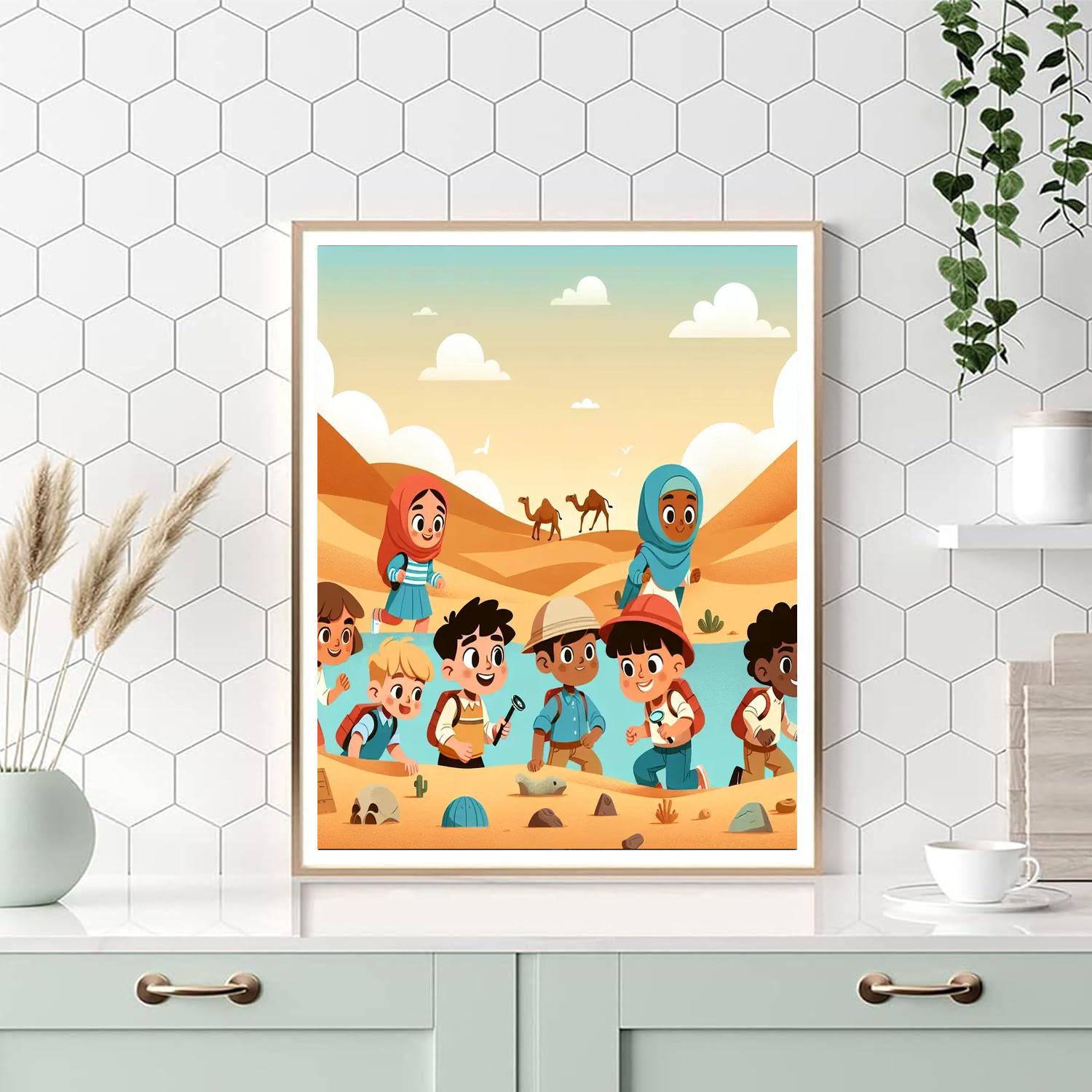 Desert Safari Quest Painting Number Kit