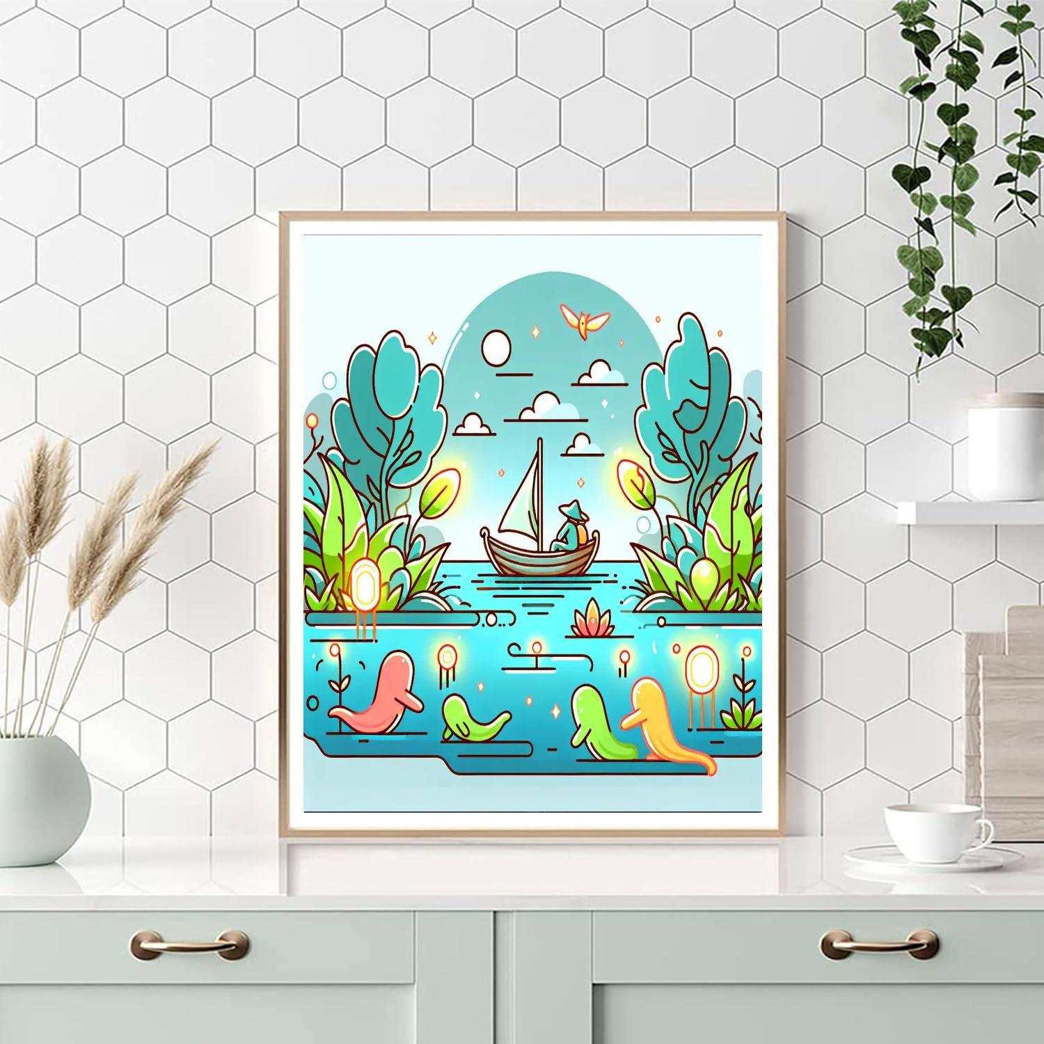 Mystic River Adventure Paint By Numbers Kits