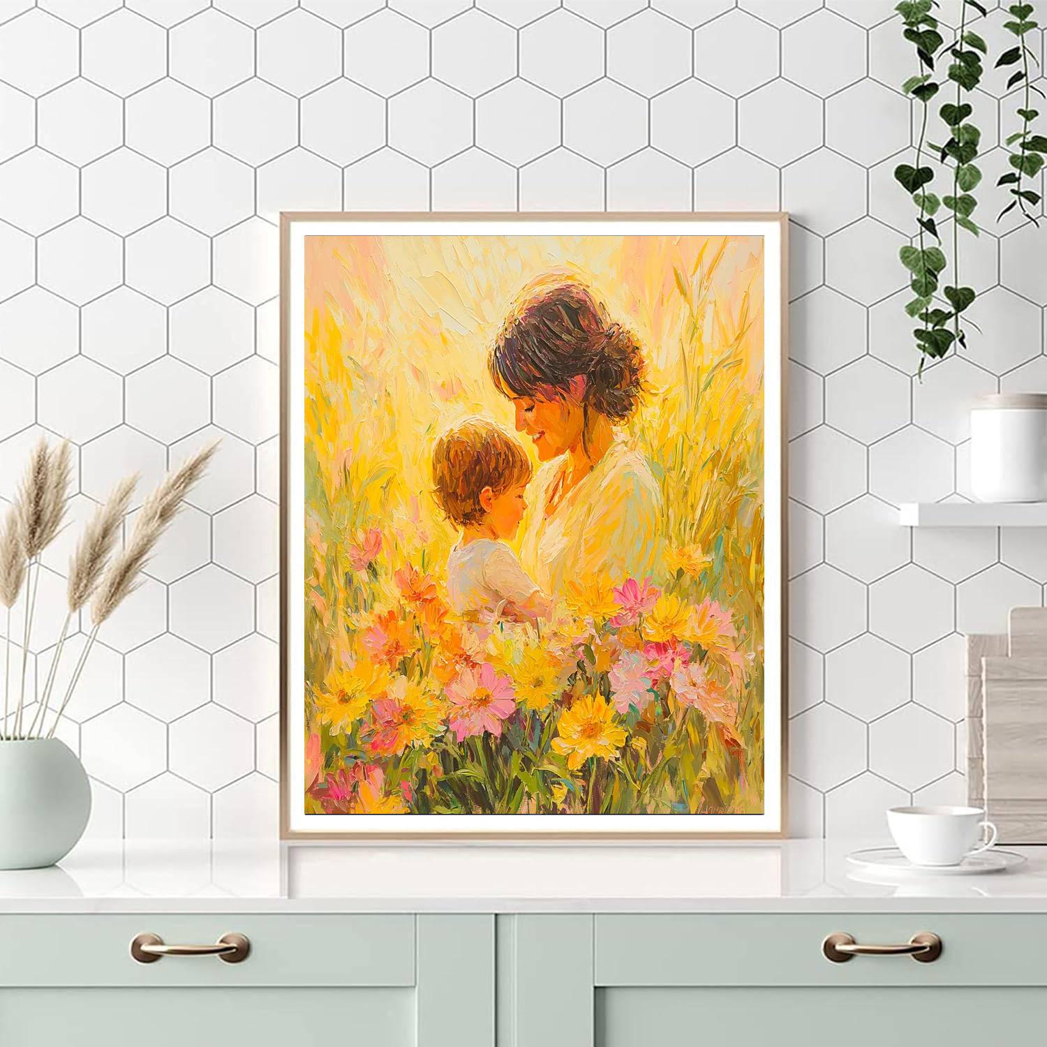 Cherished Companionship Number Painting