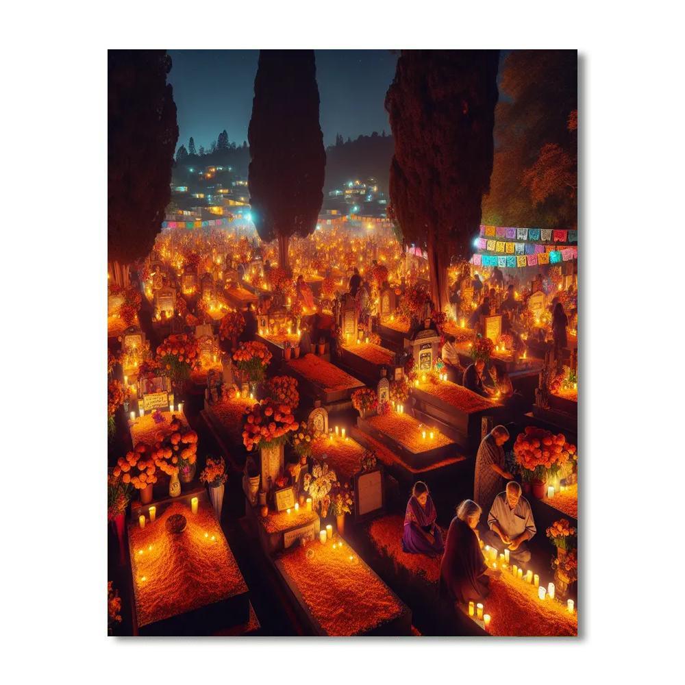 Fiesta De Los Muertos - Pátzcuaro, Mexico Paint By Number