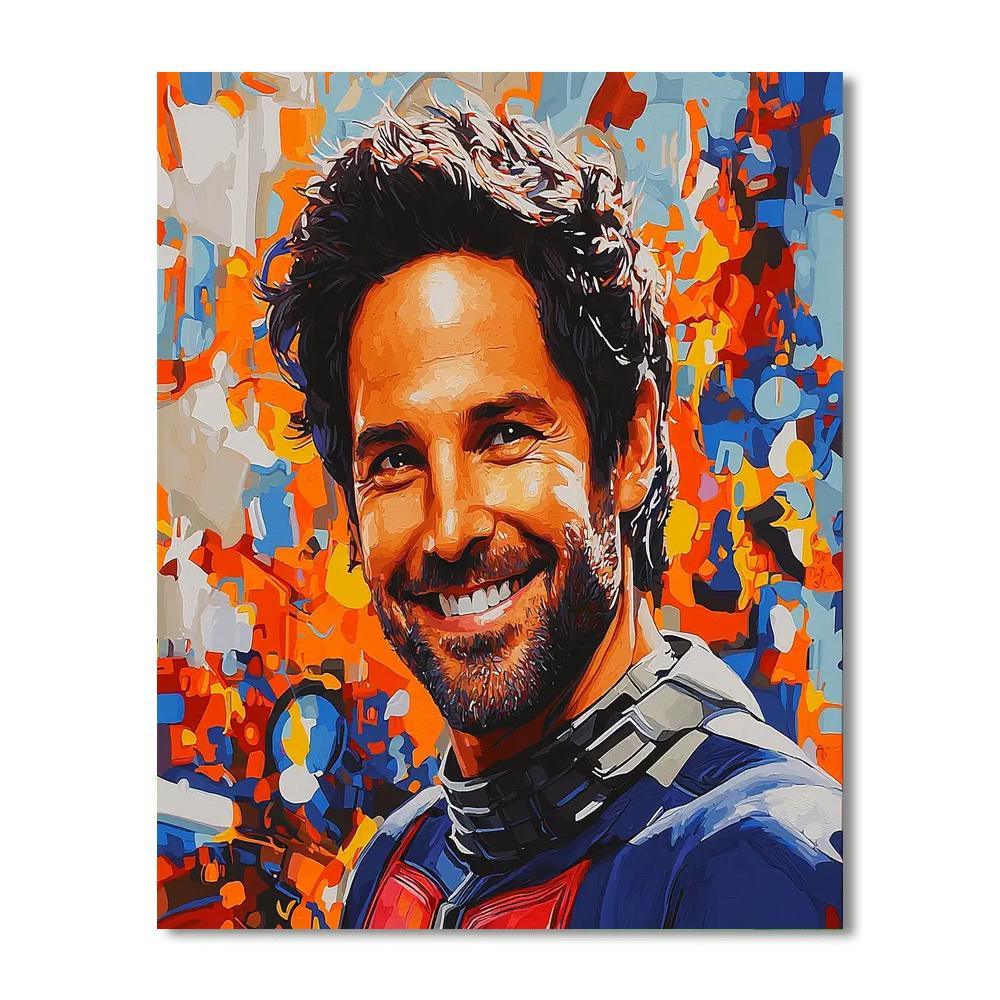 Paul Rudd: The Charm Of Ant-man Paint By Numbers Kits