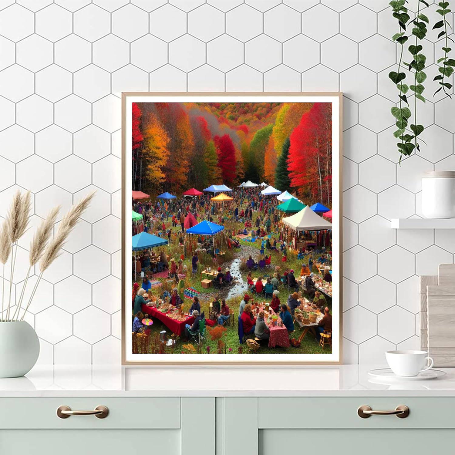 Wilderness Trail Festival - Montpelier, Vermont, Usa Paint By Numbers Art