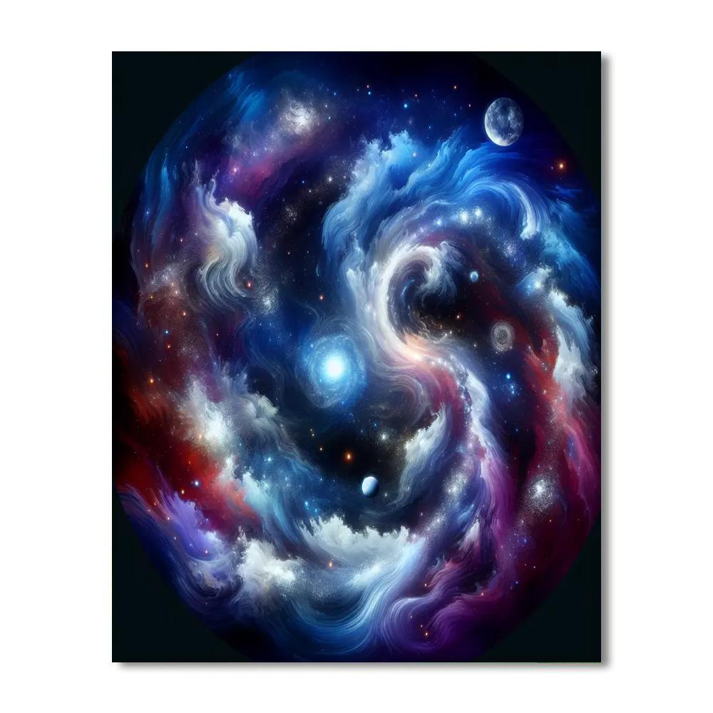 Celestial Universe Exploration Number Painting