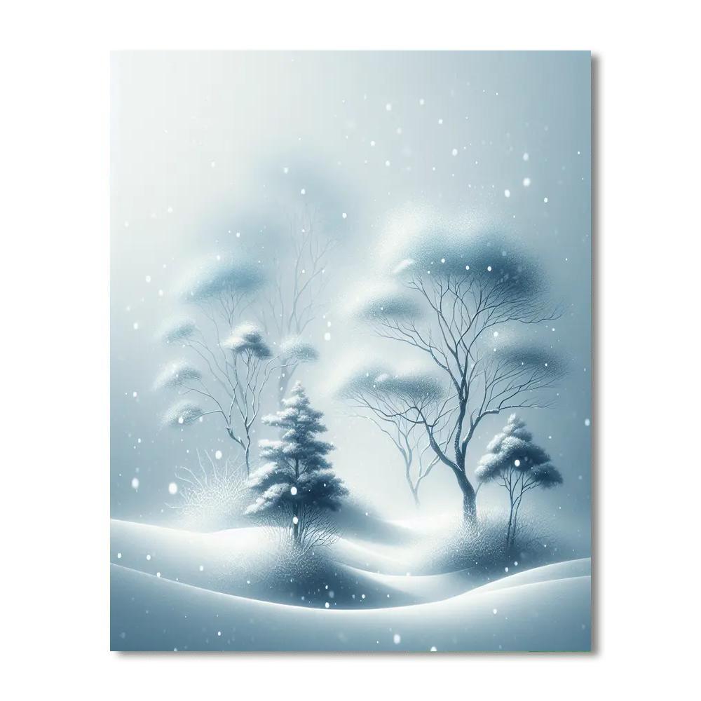 A Winter's Embrace Paint By Number