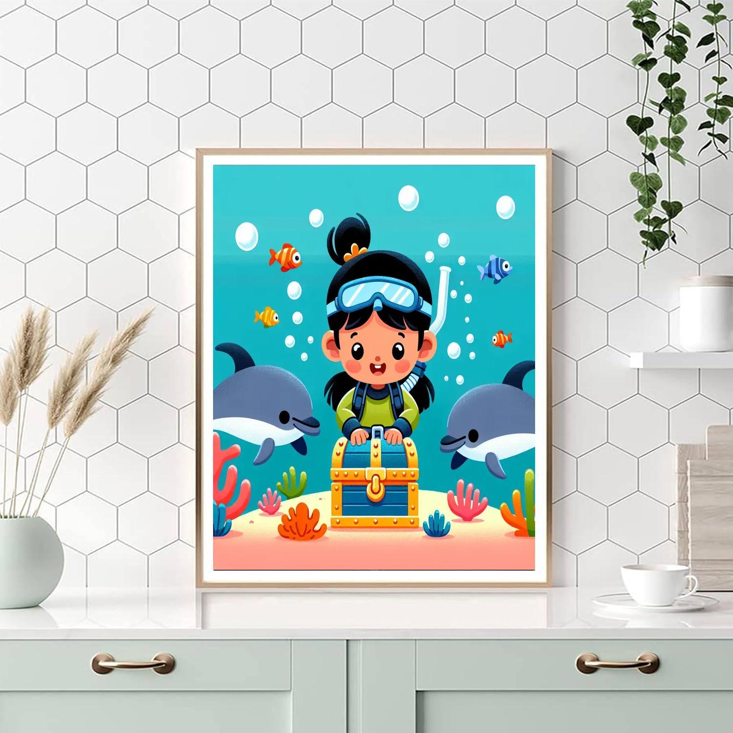 Ocean Treasure Expedition Paint By Numbers Kits