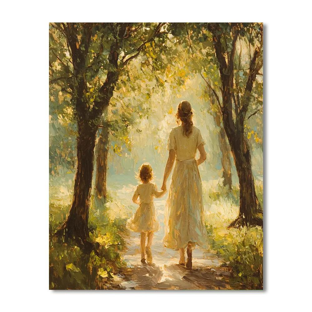 Sunlight On Shared Journeys Paint By Numbers