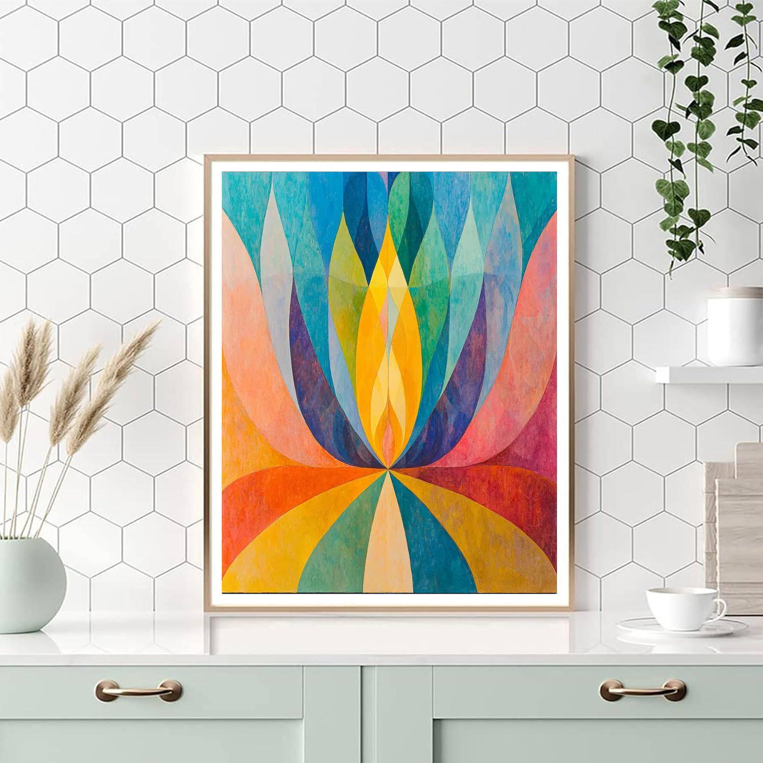 Hilma Af Klint Inspired Transcendent Spiritual Journey  Paint By Numbers