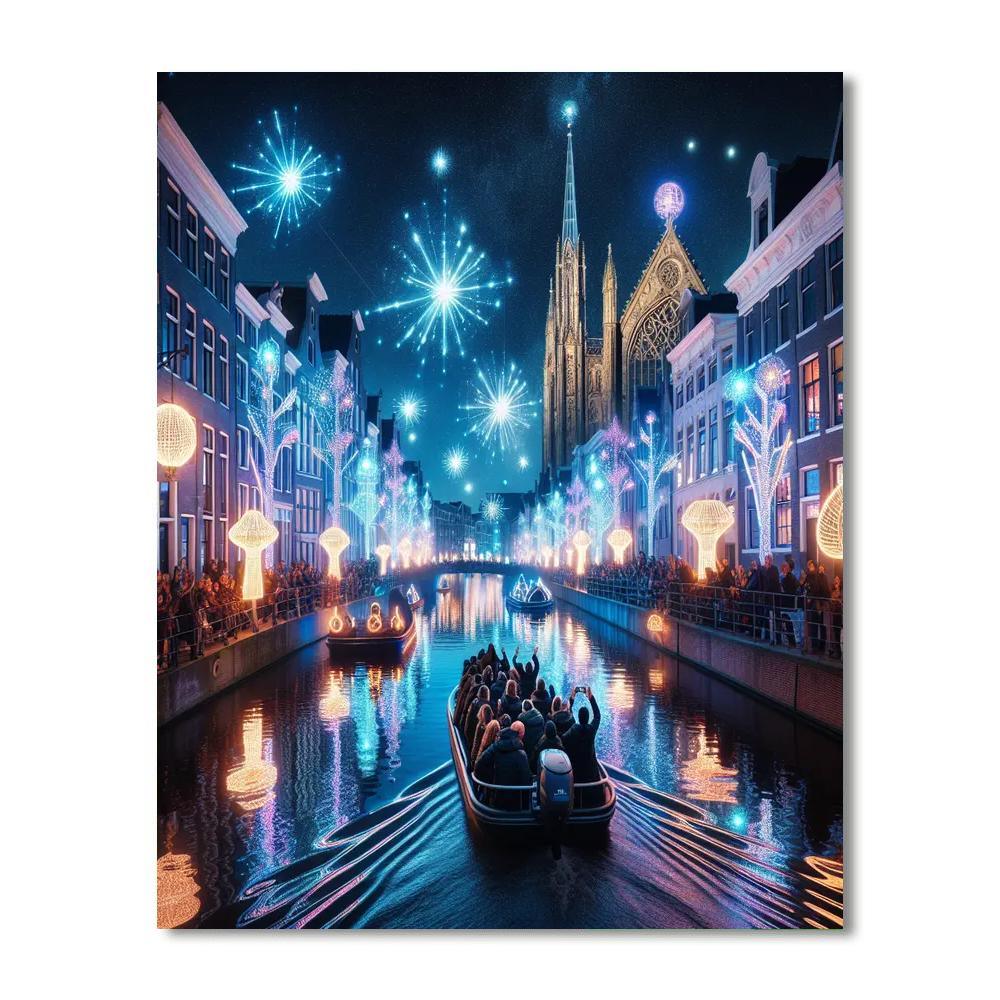 Light Festival Amsterdam Paint By Number