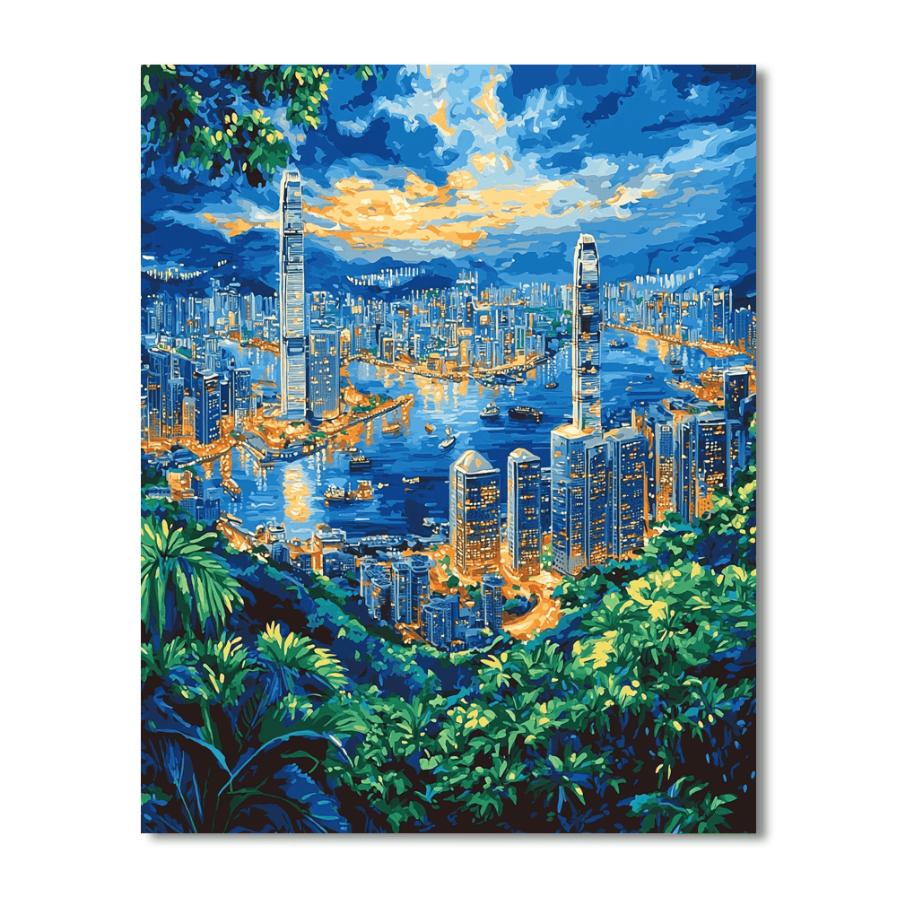 Hong Kong's Victoria Peak Paint By Numbers Kits