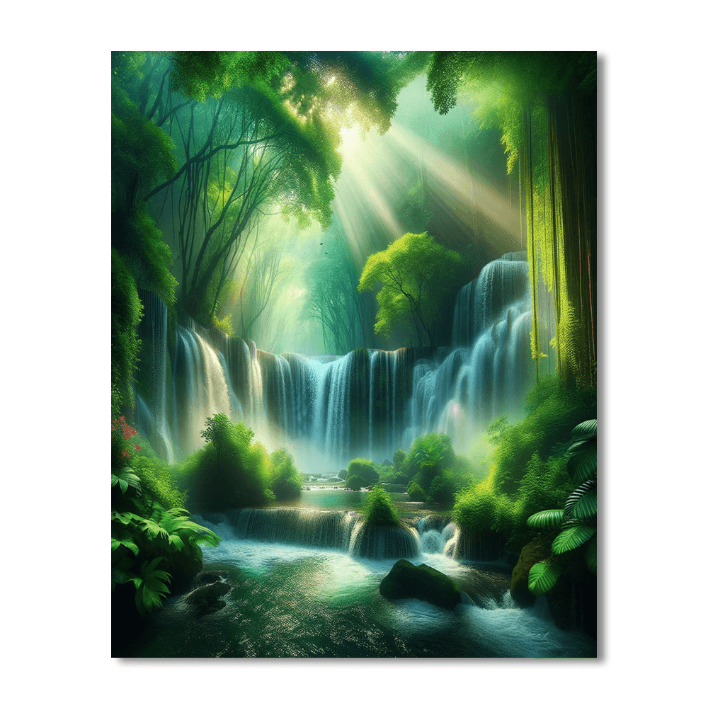 Enchanted Waterfall Painting By Numbers Kit