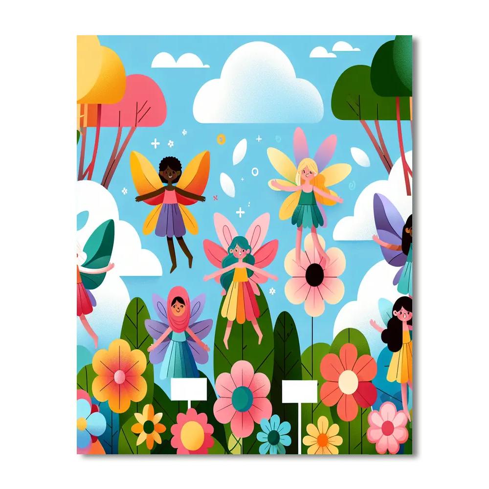 Funky Fairy Adventure Paint By Number