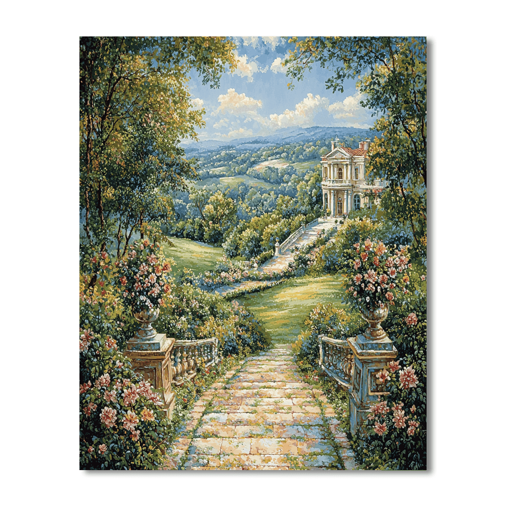 Gainsborough Inspired Timeless Garden  Paint By Number