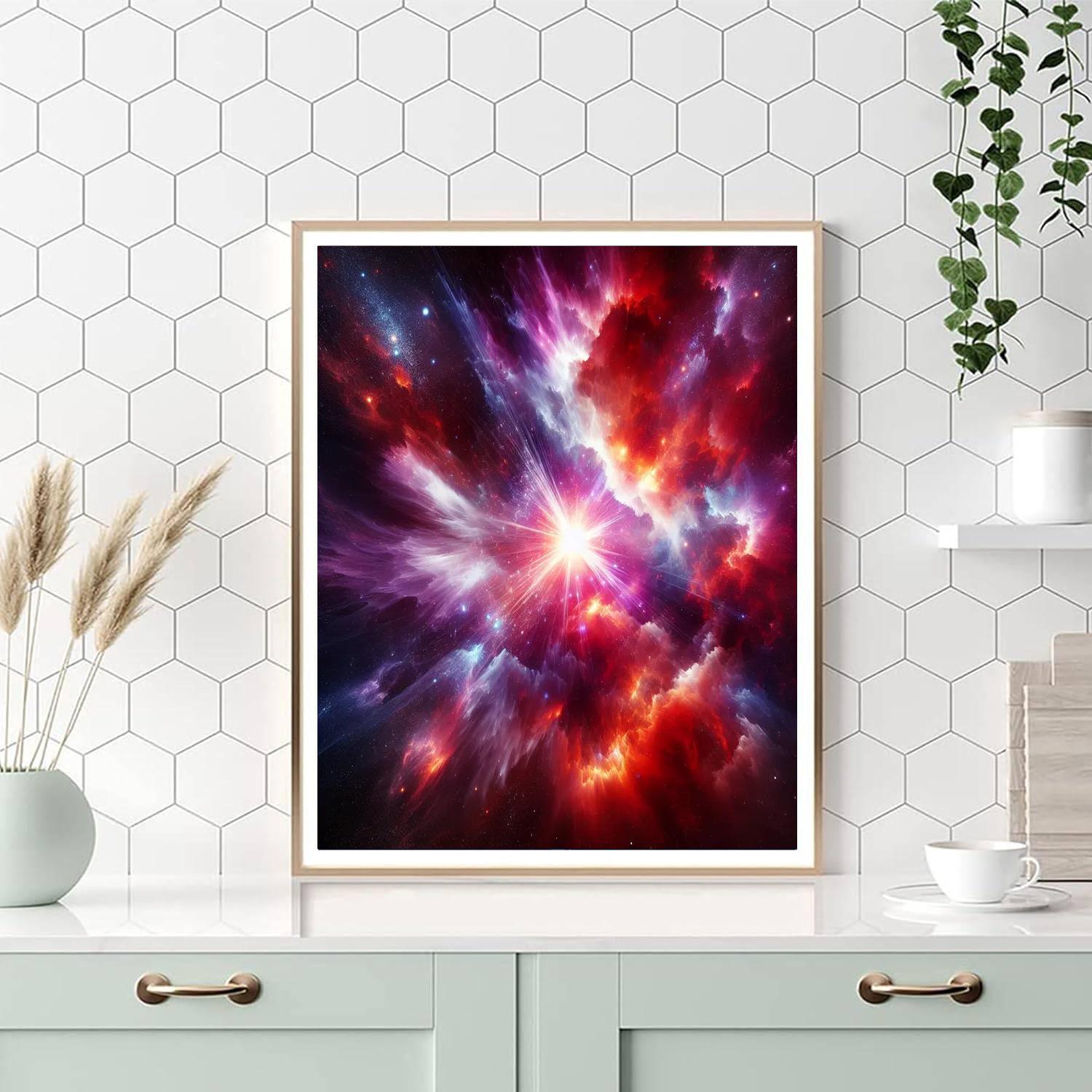 Galactic Supernova Spectacle Paint By Numbers Kits