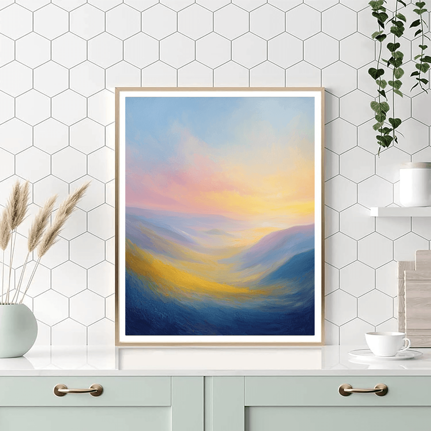 J.M.W. Turner Inspired Glimmers Of Dawn  Painting By Numbers Kit