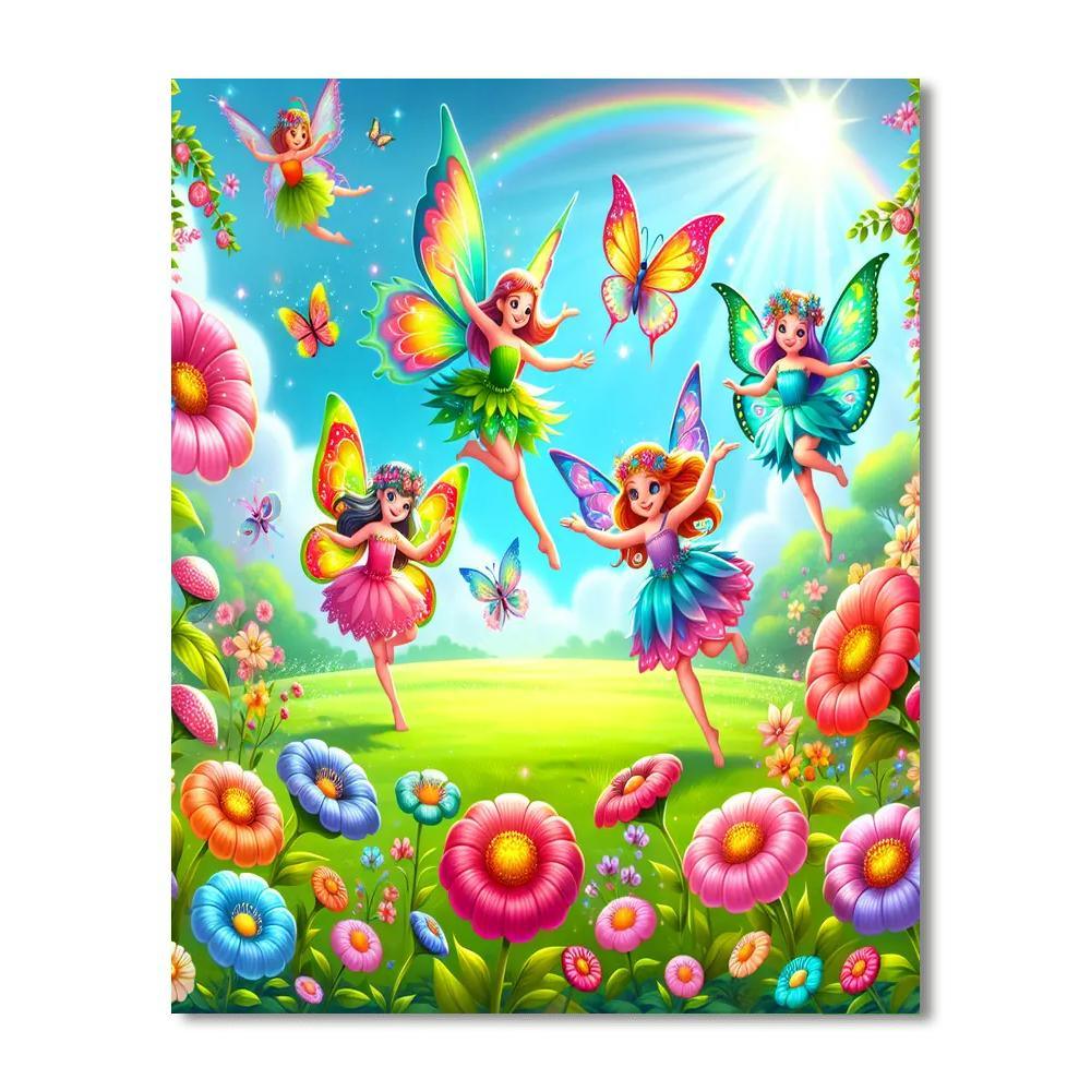 Dreamy Fairy Tale Garden Paint By Number