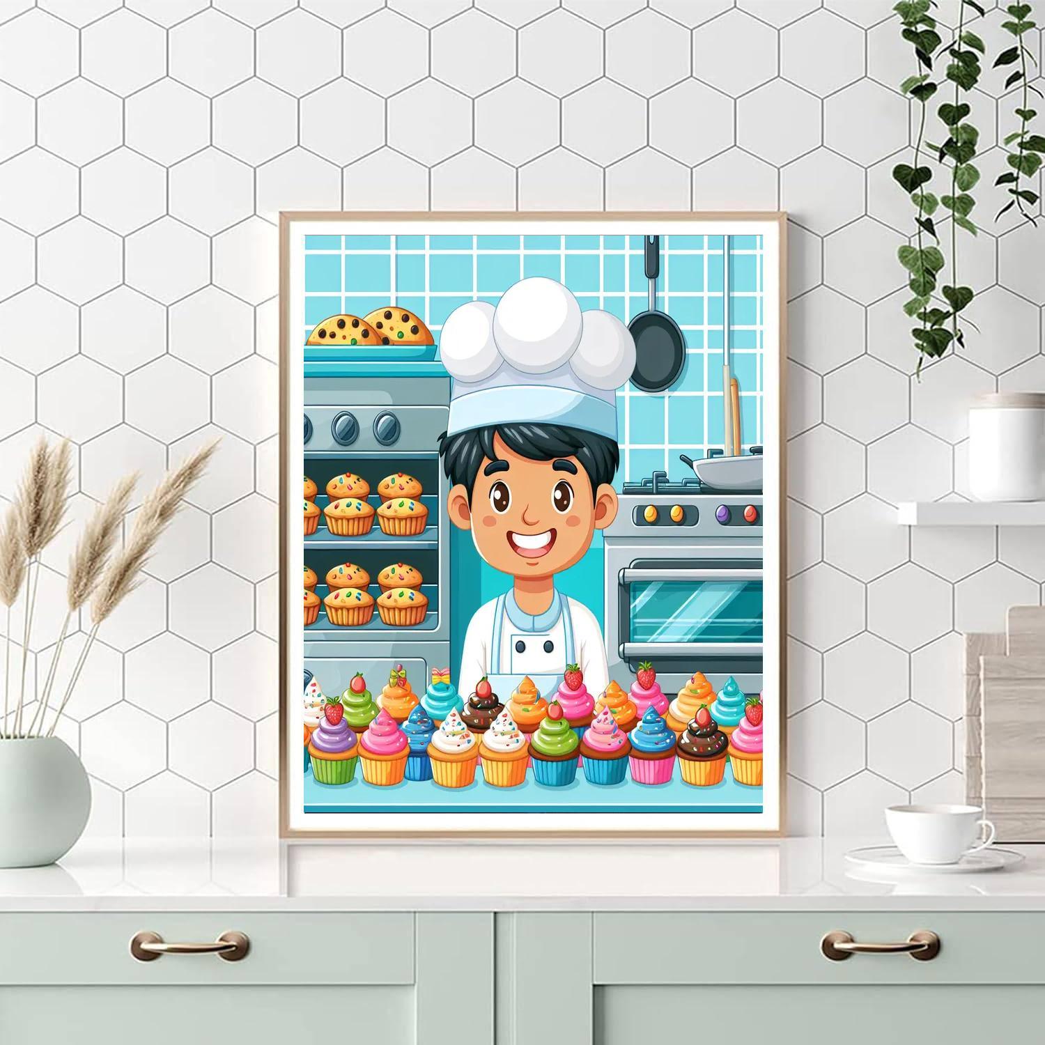 Rainbow Bakery Paint By Numbers Kits