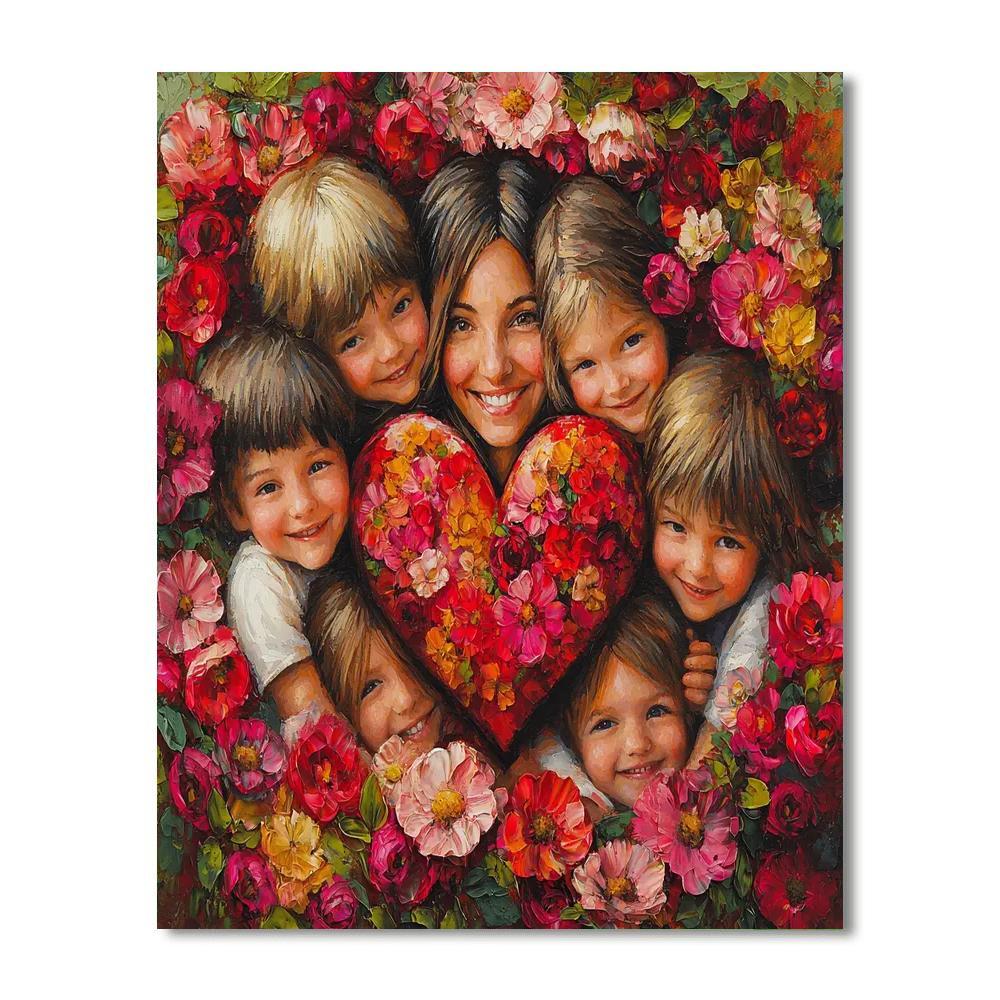 In The Heart Of Family Paint By Numbers