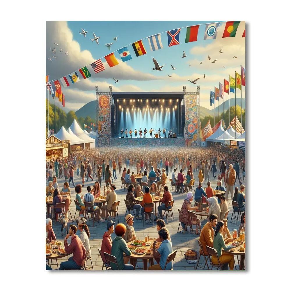 Festa Do Avante - Portugal Painting By Numbers Kit