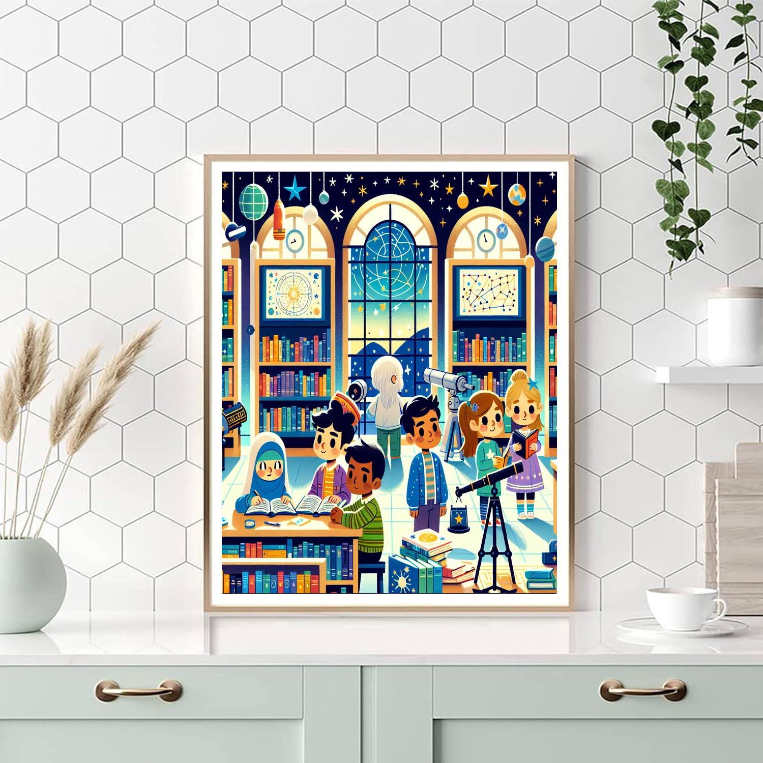 Celestial Library Expedition Paint By Number