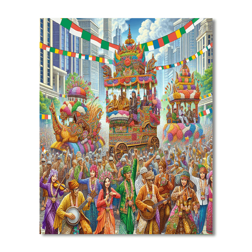 Karnaval Rakyat DIY Paint By Numbers