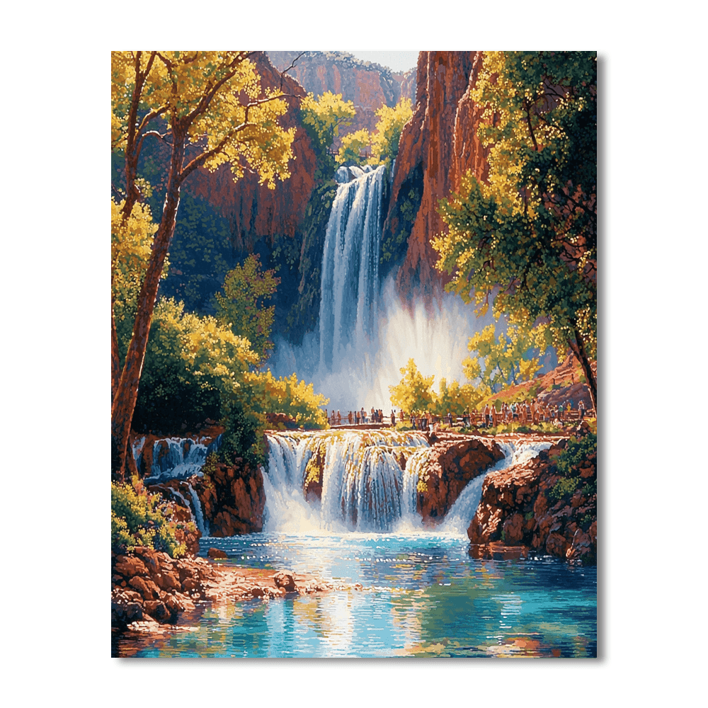 Havasu Falls Numbered Painting Kits