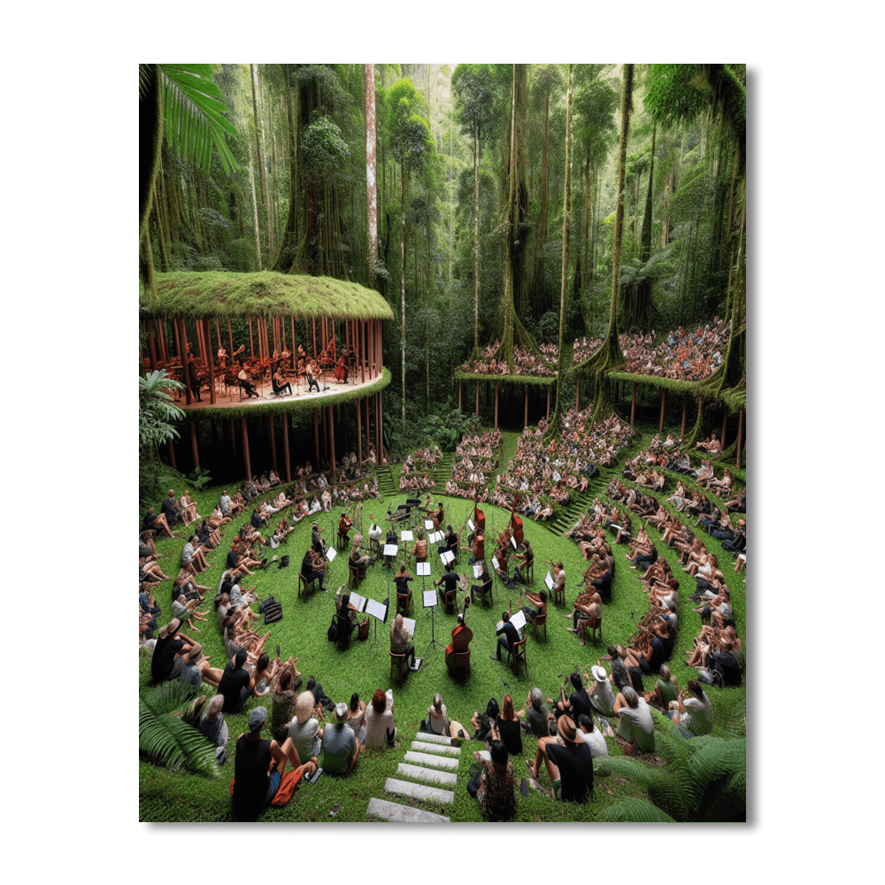 Rainforest World Music Festival - Malaysia Paint By Numbers Kits