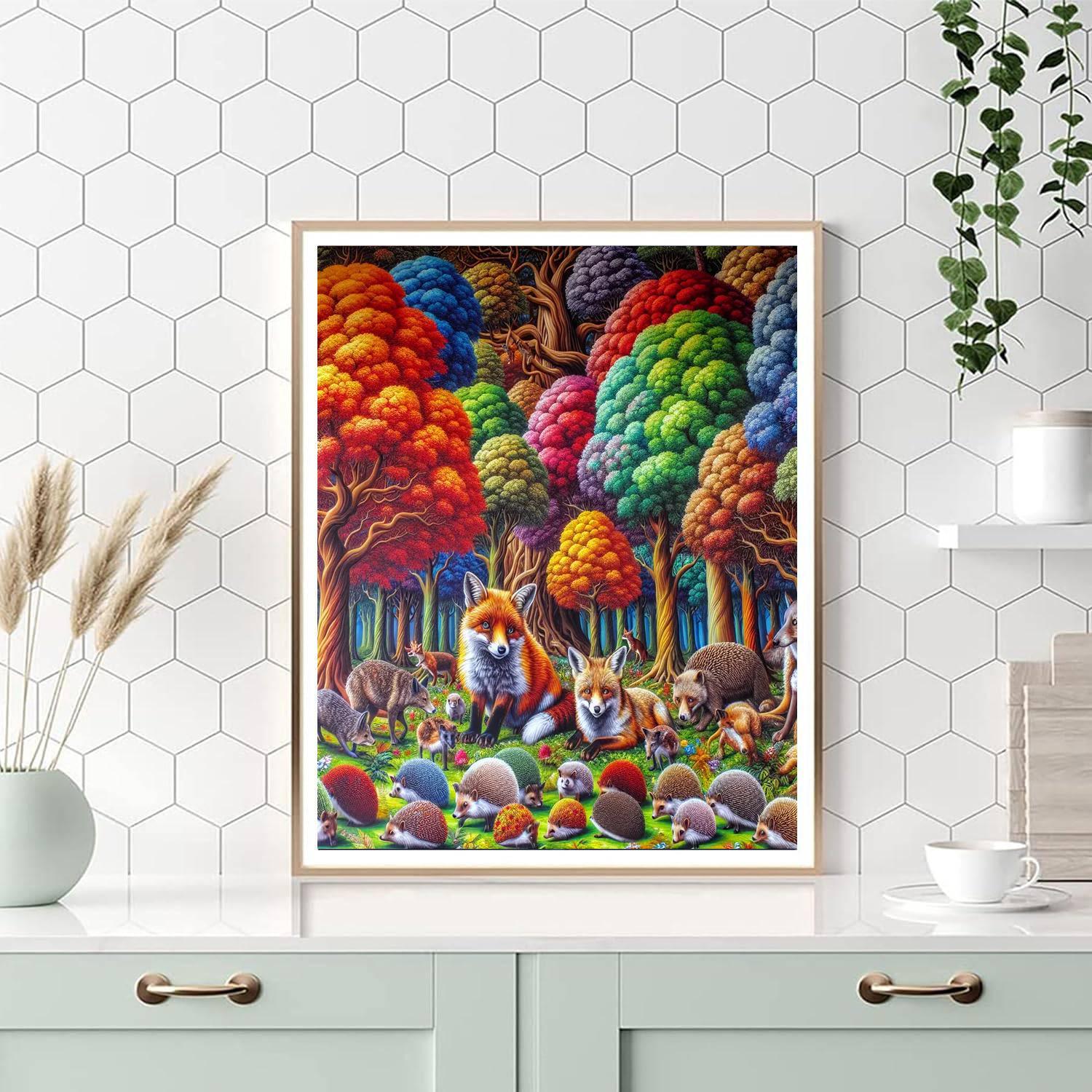 Adventure In Storybook Woods Numbered Painting Kits