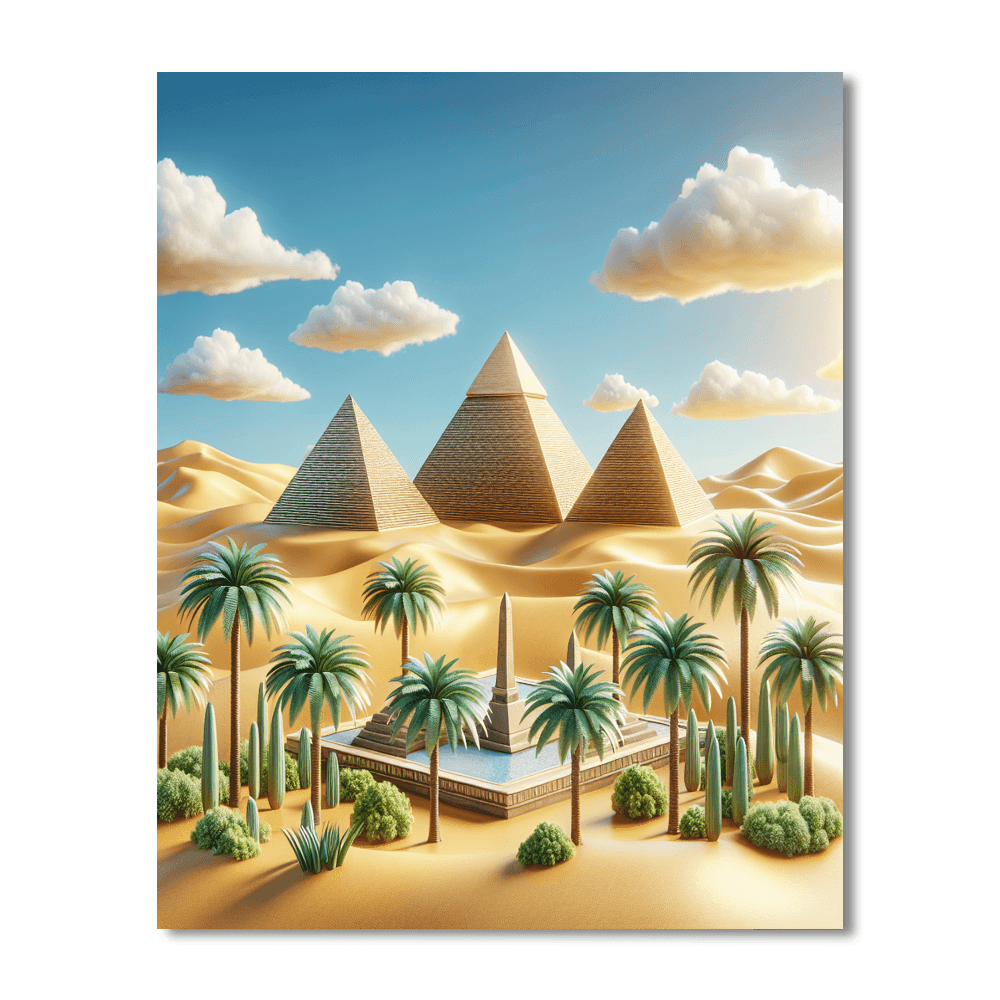 Ancient Egyptian Odyssey Painting Number Kit