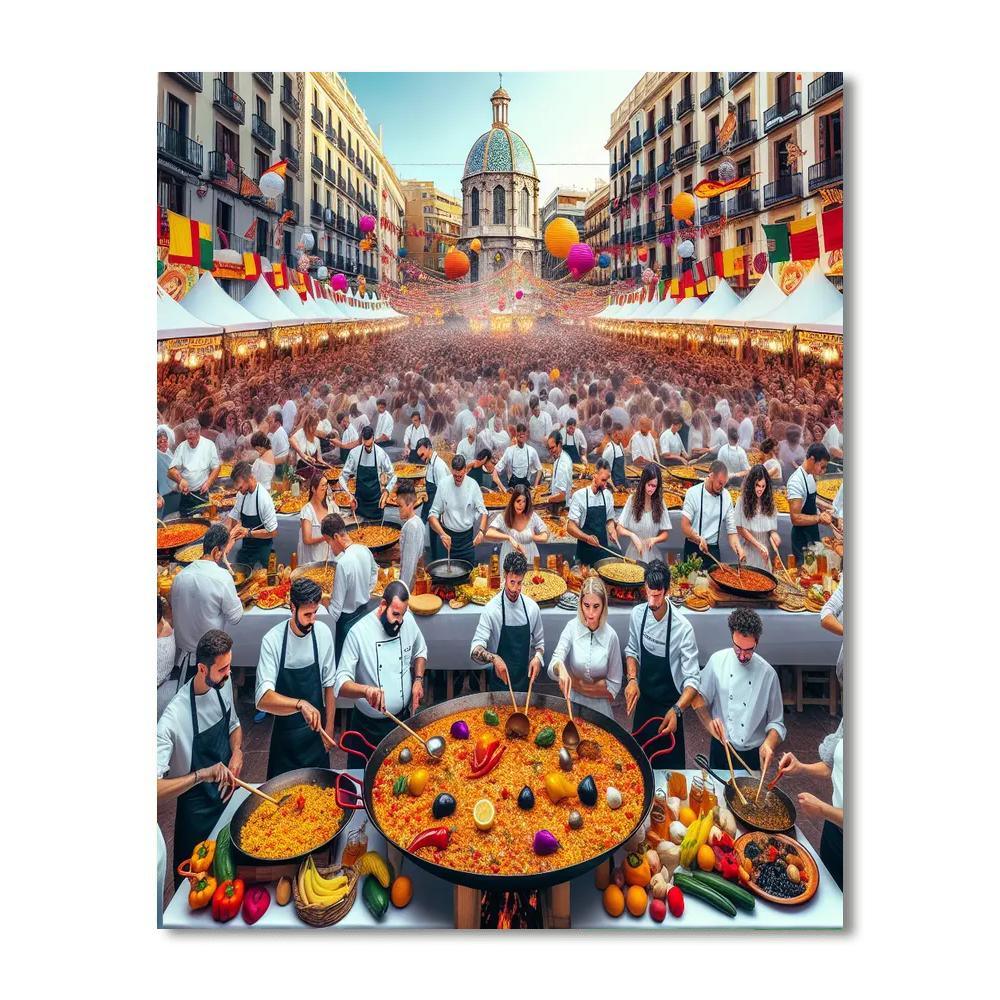 Gastronomy Festival Painting Number Kit