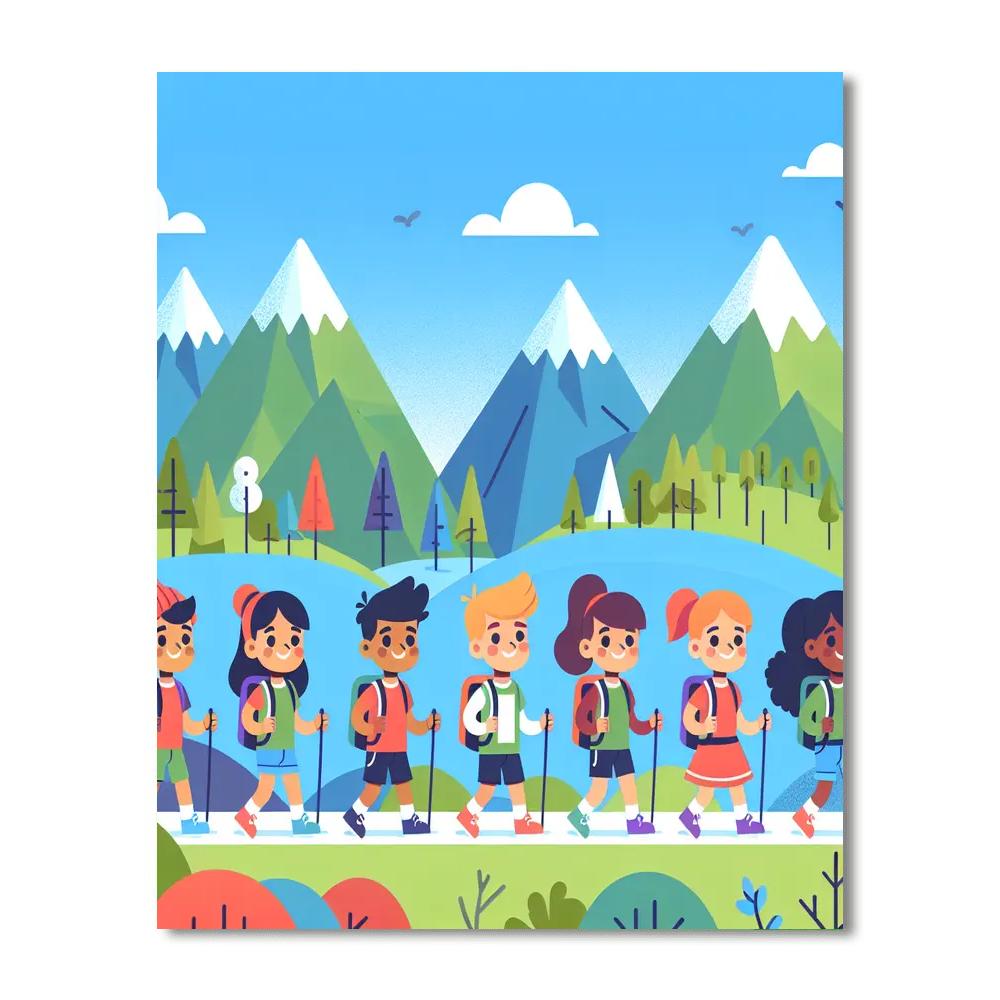 Adventurous Trail Paint By Number