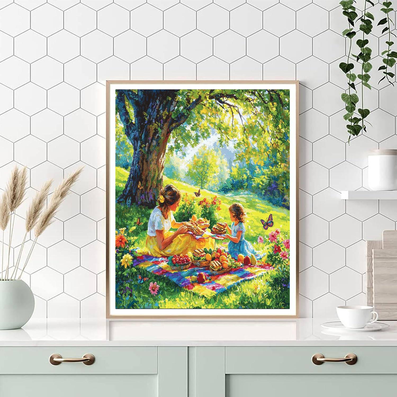 The Joy Of Togetherness Number Painting