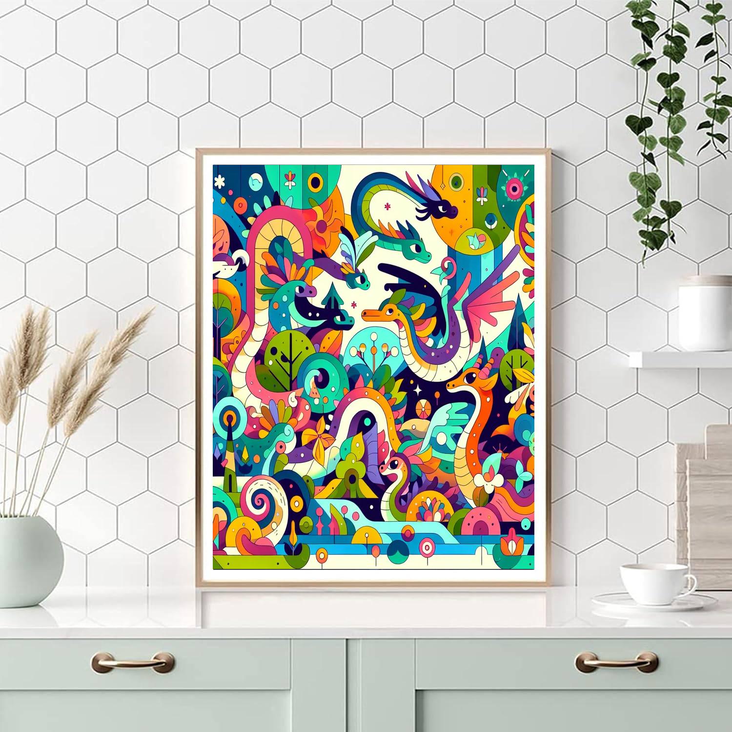 Mystic Legends Number Painting