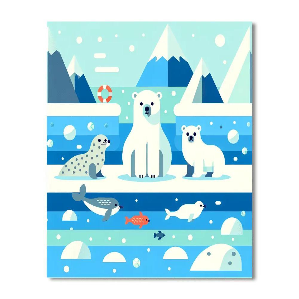 Journey To The Arctic Circle Paint By Number
