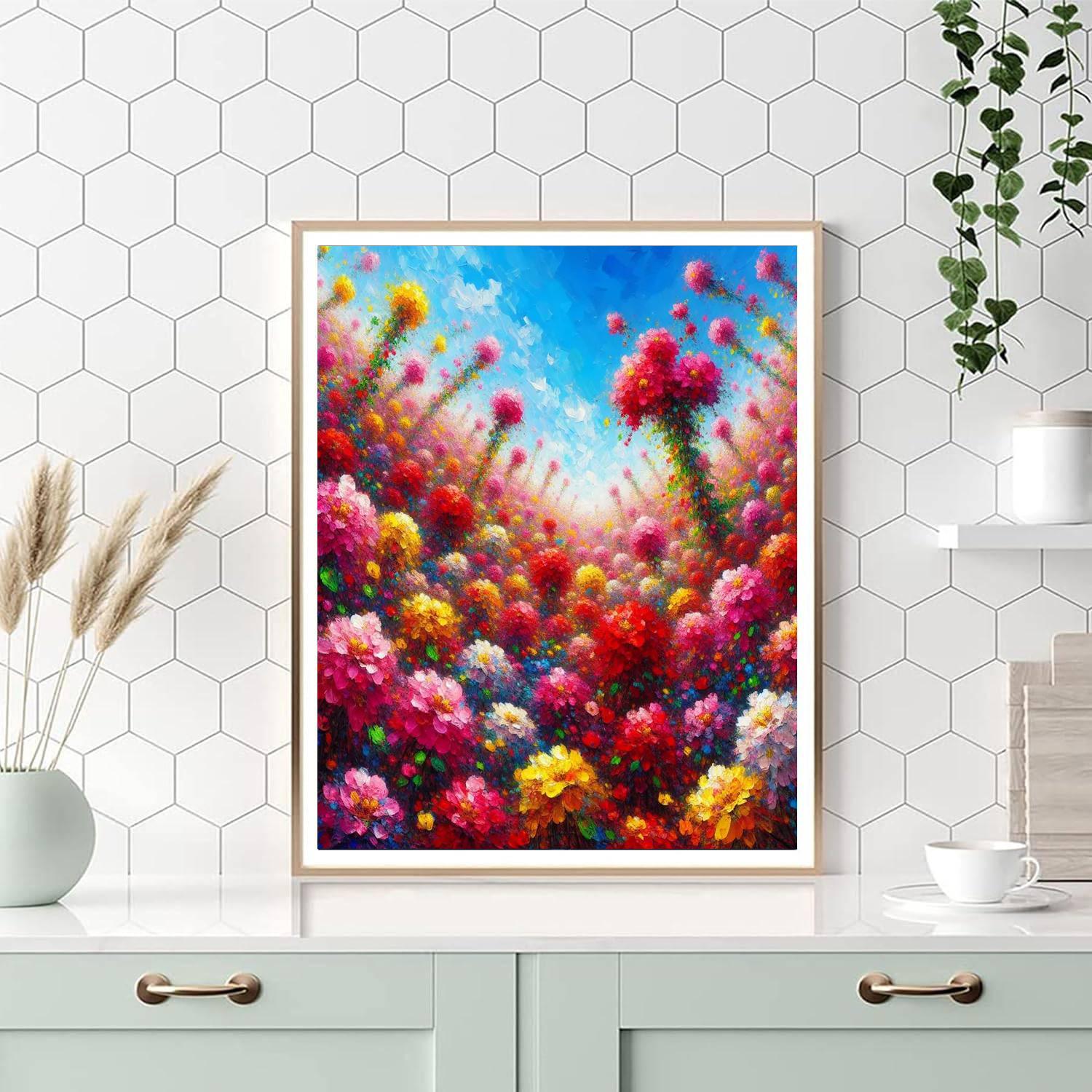 Summer Blossom Festival Paint By Numbers Art