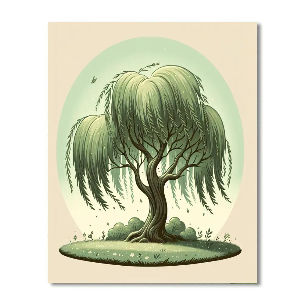 Wishing Willow Paint By Numbers Art