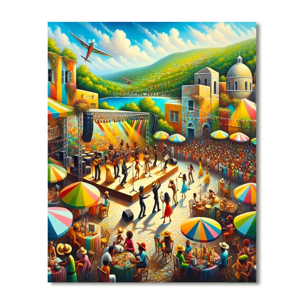 International Festival Of The Arts - Antigua And Barbuda Numbered Painting Kits