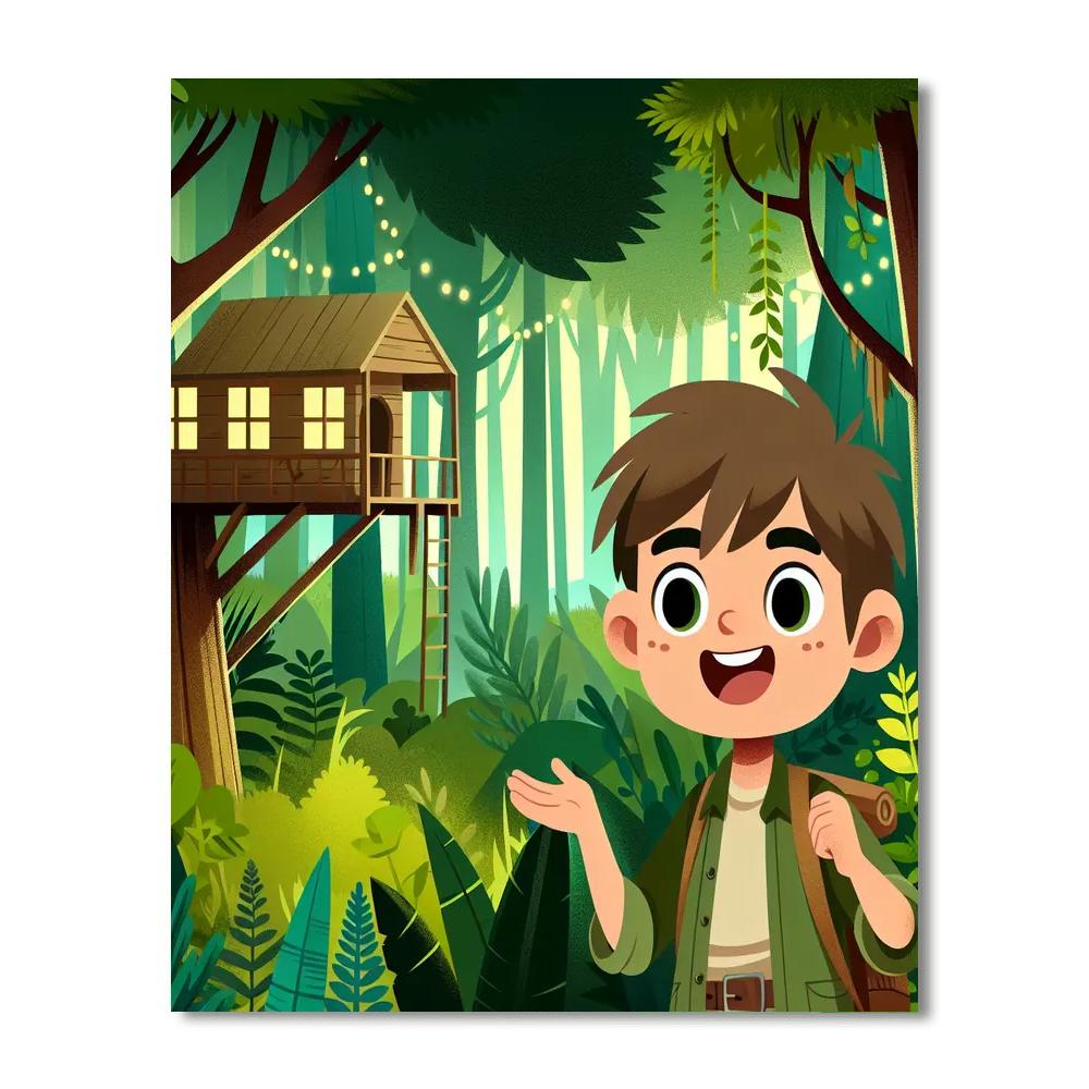 Forest Hideaway Adventure Paint By Numbers Kits
