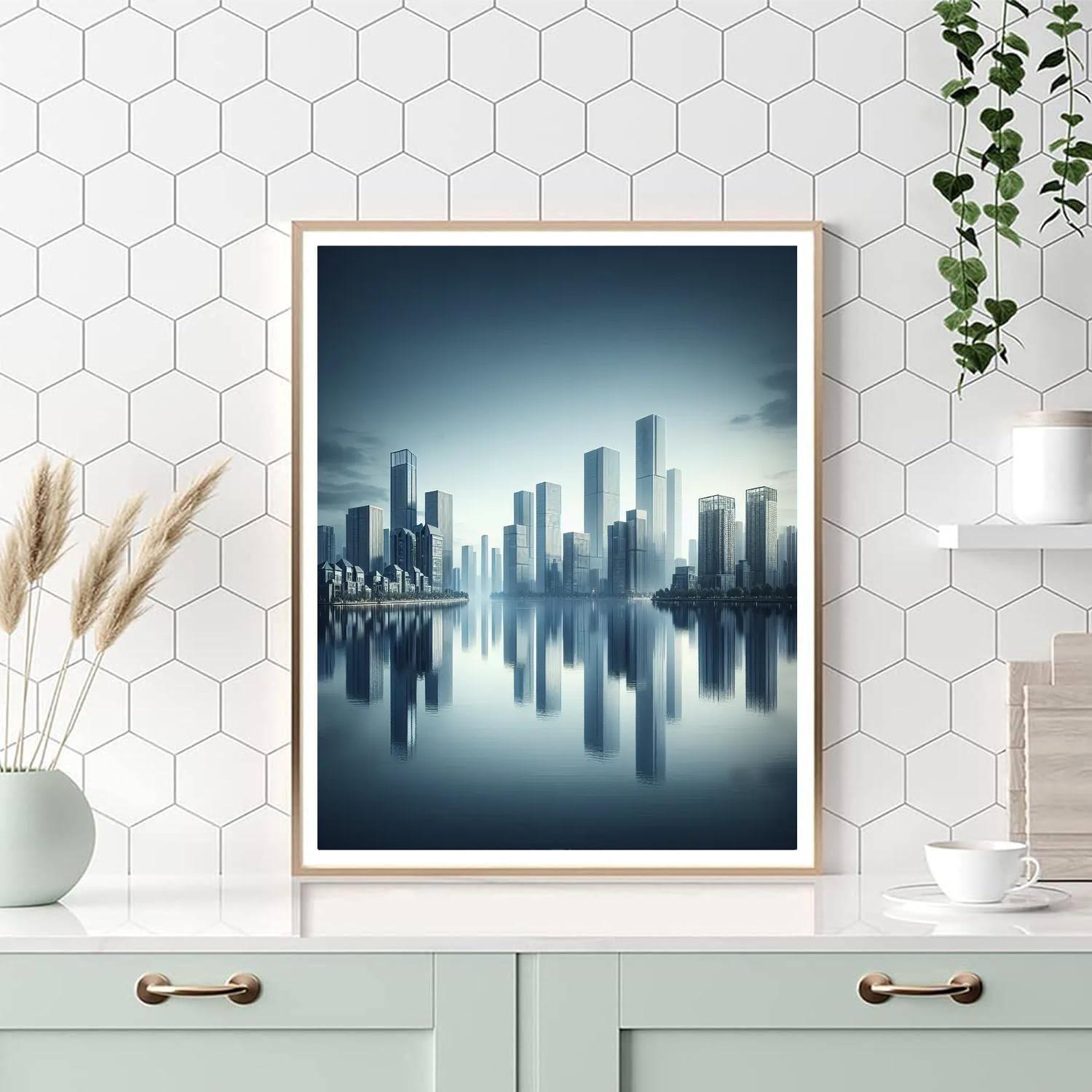 Urban Landscape Serenity Paint By Number