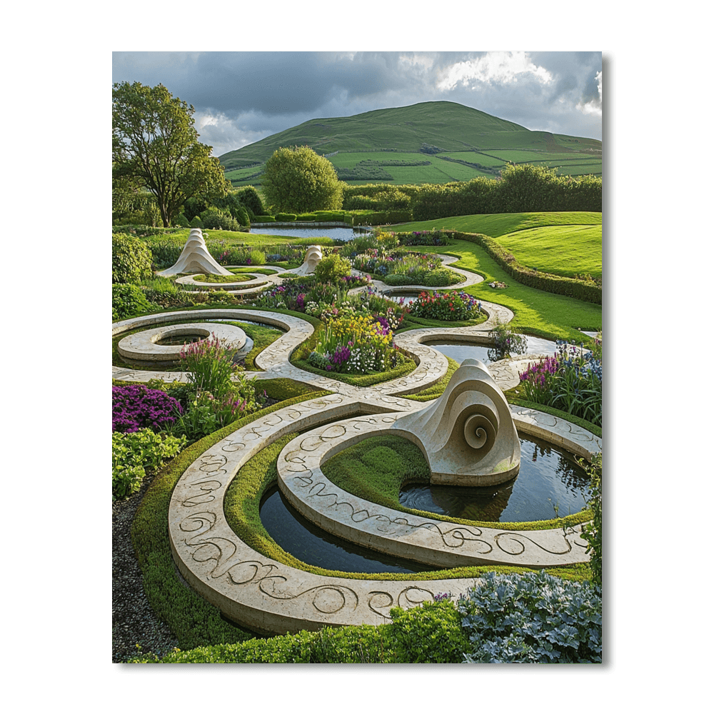 Garden Of Cosmic Speculation - Scotland Number Painting