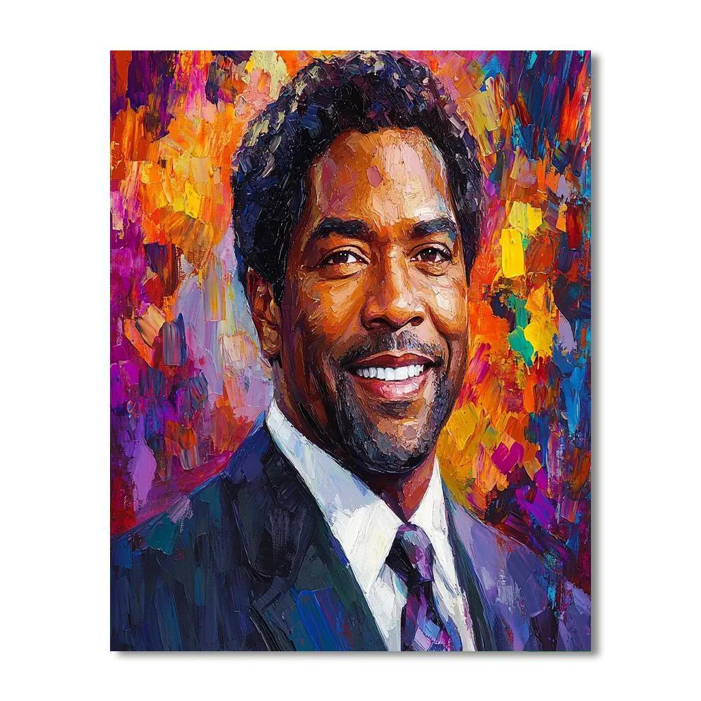 Denzel Washington: The Resounding Voice Of Justice Numbered Painting Kits