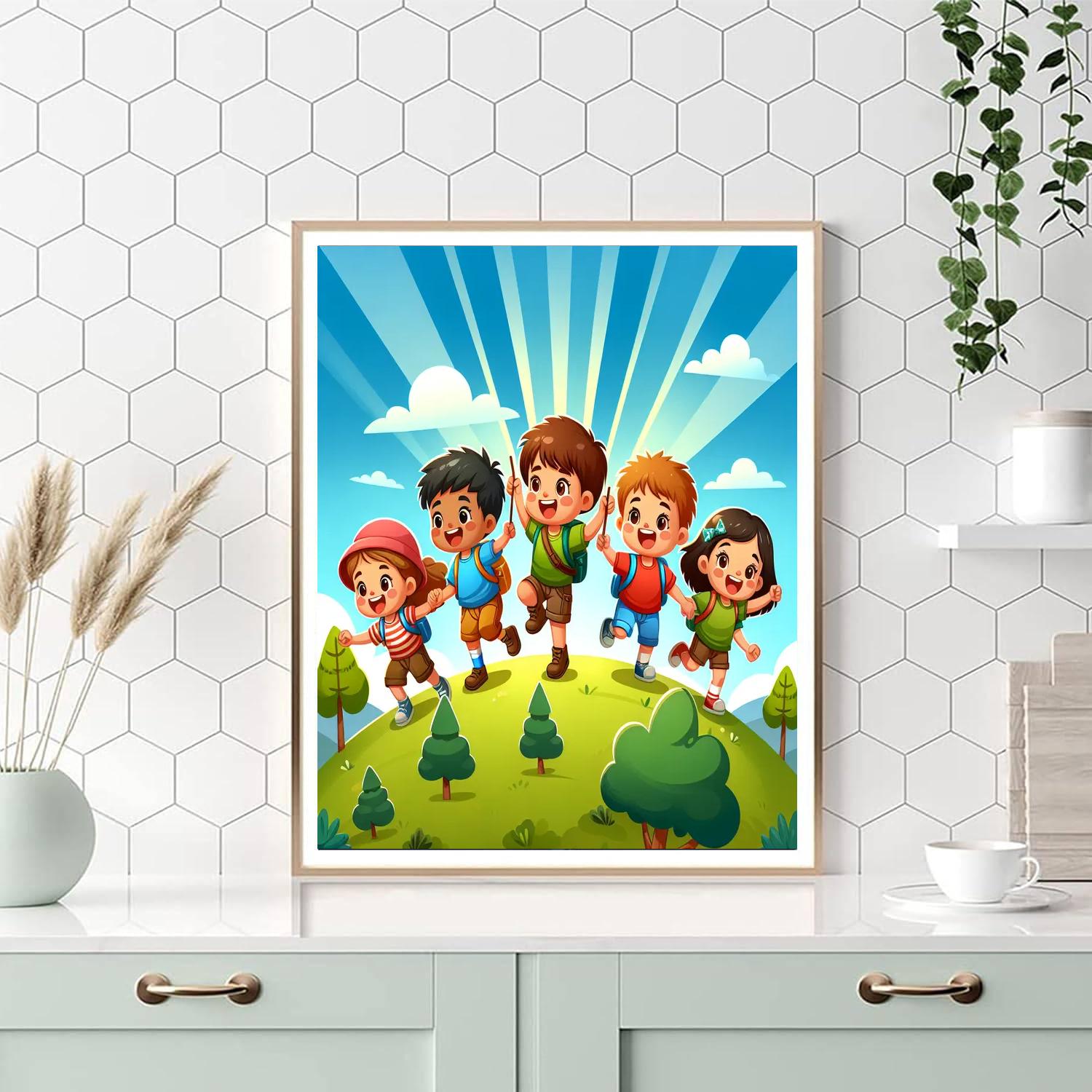 Daring Little Adventurers Numbered Painting Kits