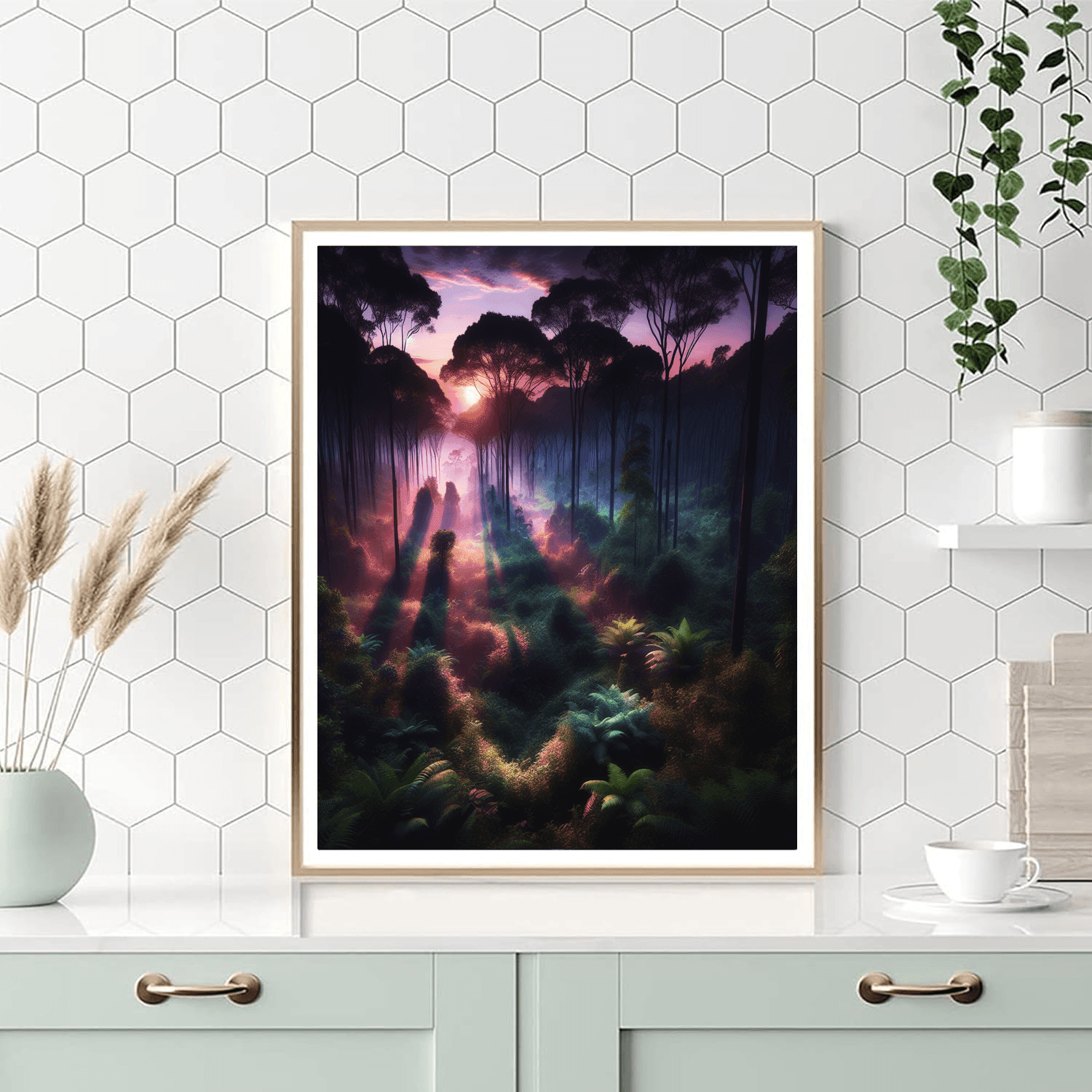 Forest Twilight Numbered Painting Kits