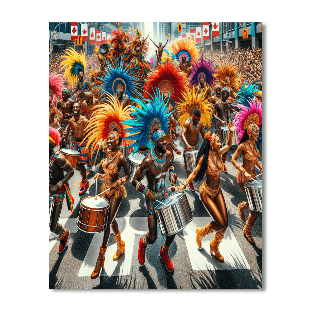 Caribana Festival - Canada Paint By Color